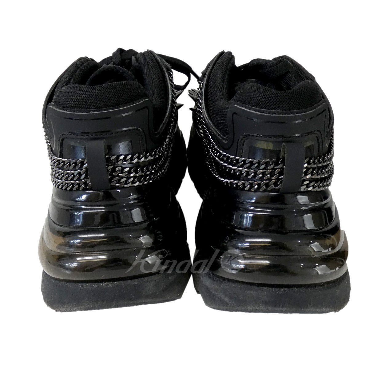 Shoes53045☆Bump'Air/ブラックゴシック パンクスニーカー - 靴 ...