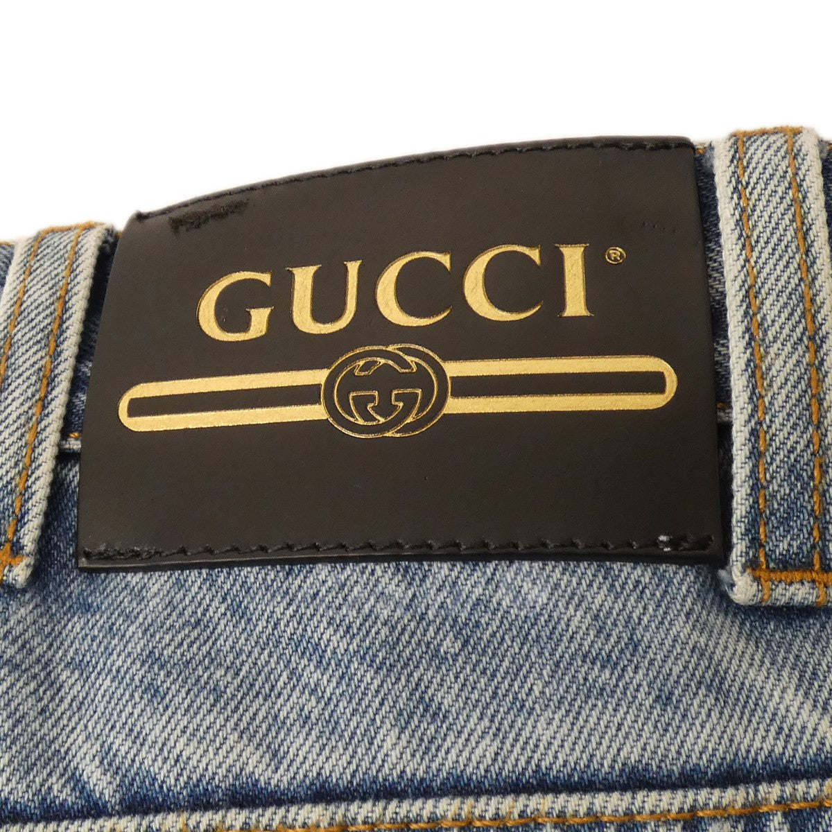 GUCCI(グッチ) 20AW エコブリーチドリップドオーガニックデニムパンツ 