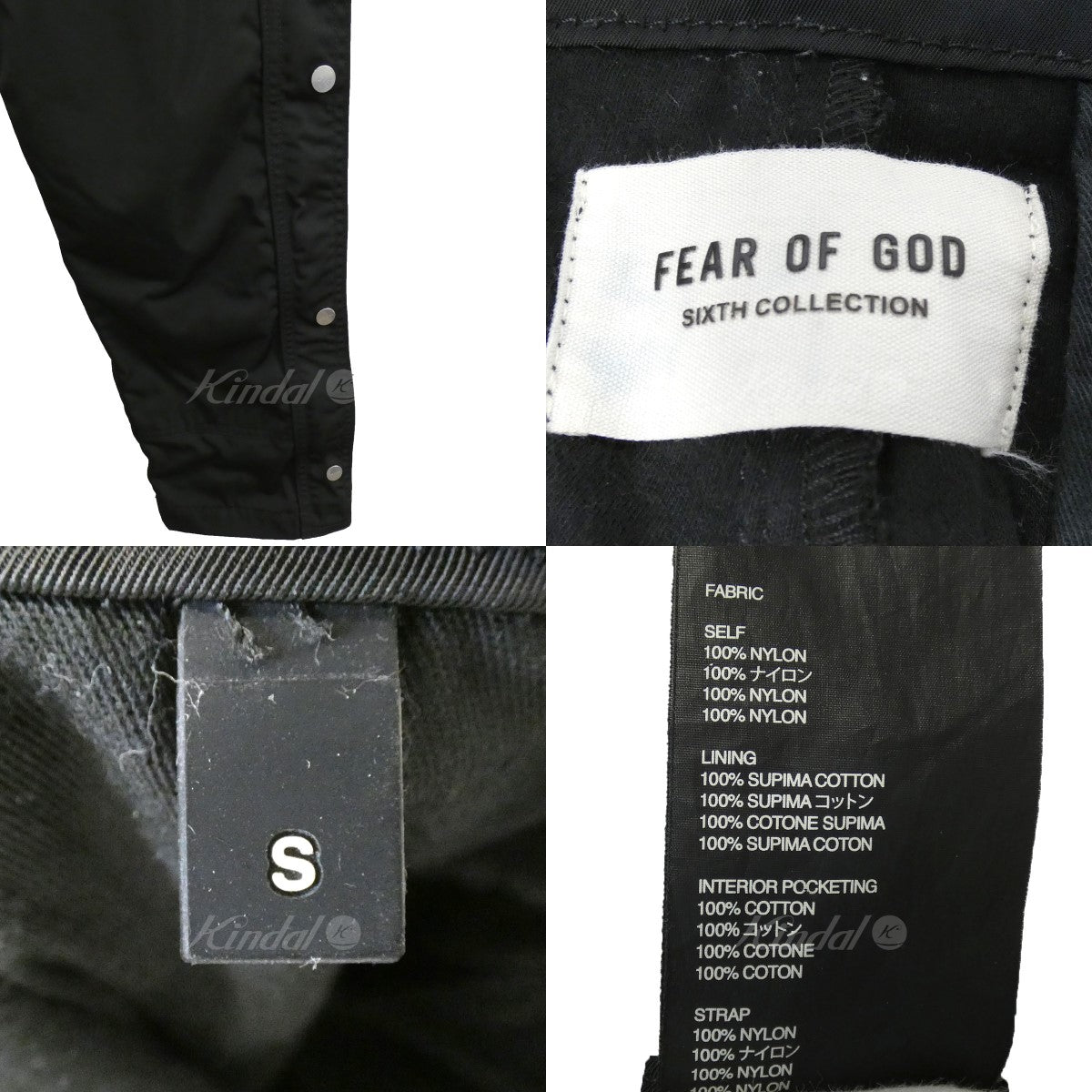 FEAR OF GOD(フィアオブゴッド) 「SIXTH COLLECTION NYLON CARGO PANT」 ナイロンカーゴパンツ