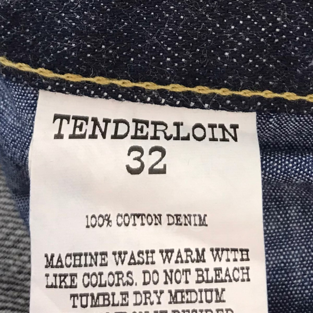 21AW 「DENIM PNT ONE WASH (INDIGO)」ワンウォッシュデニムパンツ