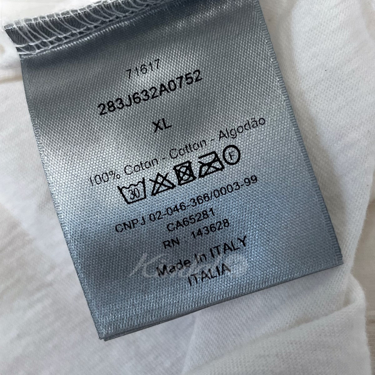 Dior×CACTUS JACK 22AW オーバーサイズTシャツ 283J632A0752 ホワイト ...