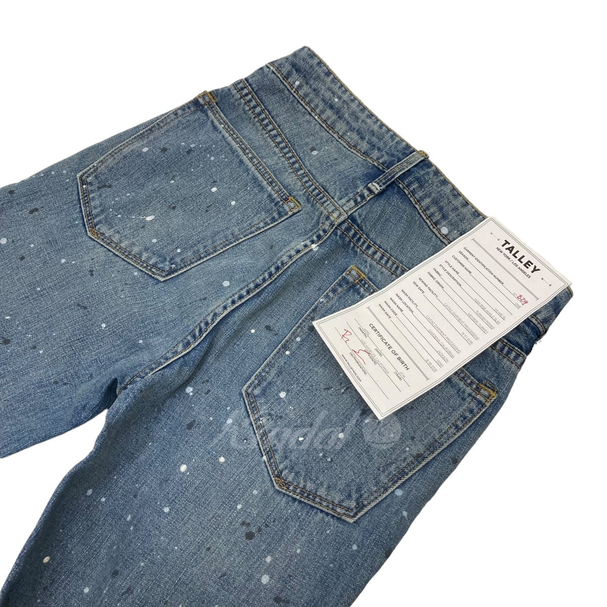 829 ペイント加工デニム