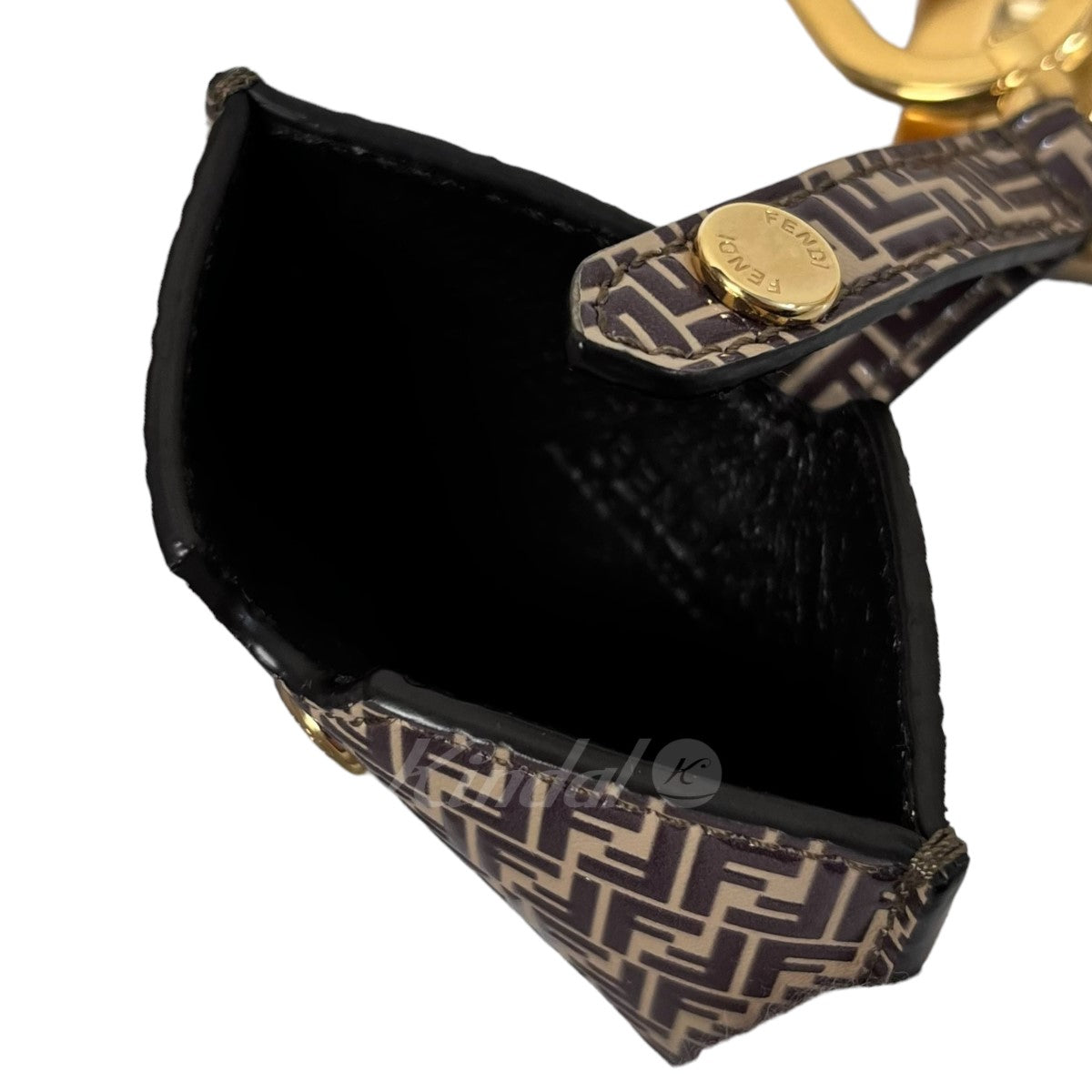 FENDI(フェンディ) FFズッカ柄村―ホルダーチャーム 7AS049
