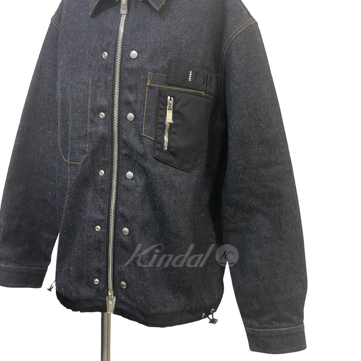 Dior×Sacai 21AW 「Over Shirt Low Cotton Denim」 デニムジャケット 