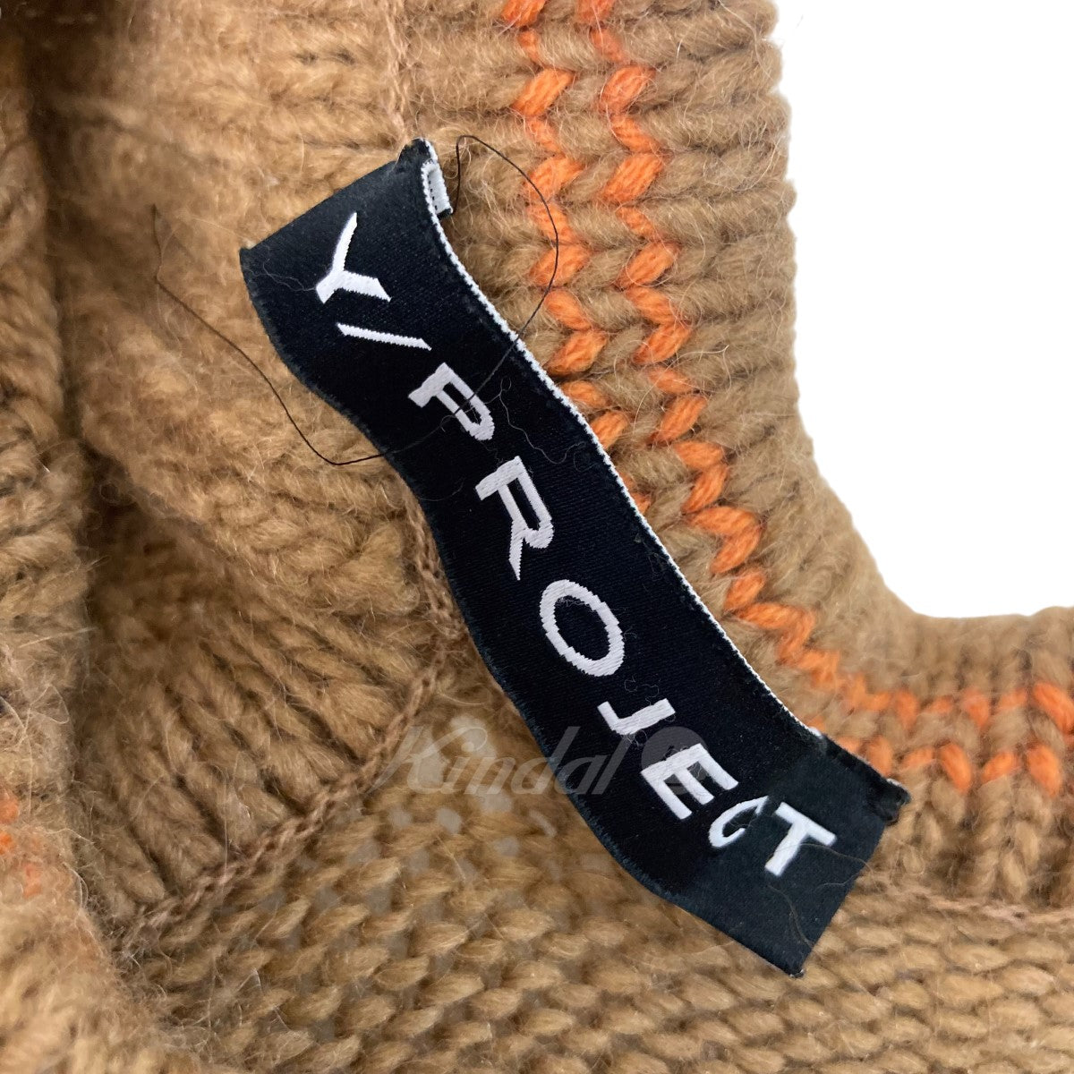 Y．PROJECT(ワイプロジェクト) 21AW｢｢Cut-Out Detail Oversized Jumper｣ニットセーター ベージュ サイズ  XXS｜【公式】カインドオルオンライン ブランド古着・中古通販【kindal】