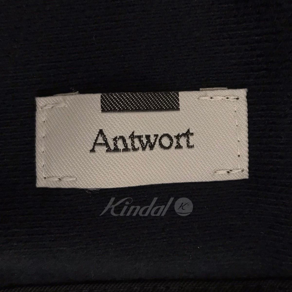 Antwort(アントワート) 「Antwort EX WG ANORAK BLACK」アノラックジャケット ブラック サイズ  12｜【公式】カインドオルオンライン ブランド古着・中古通販【kindal】