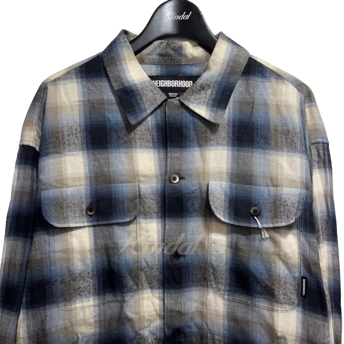 NEIGHBORHOOD(ネイバーフッド) 「BLOCKOMBRE SHIRT LS」 オンブレ 