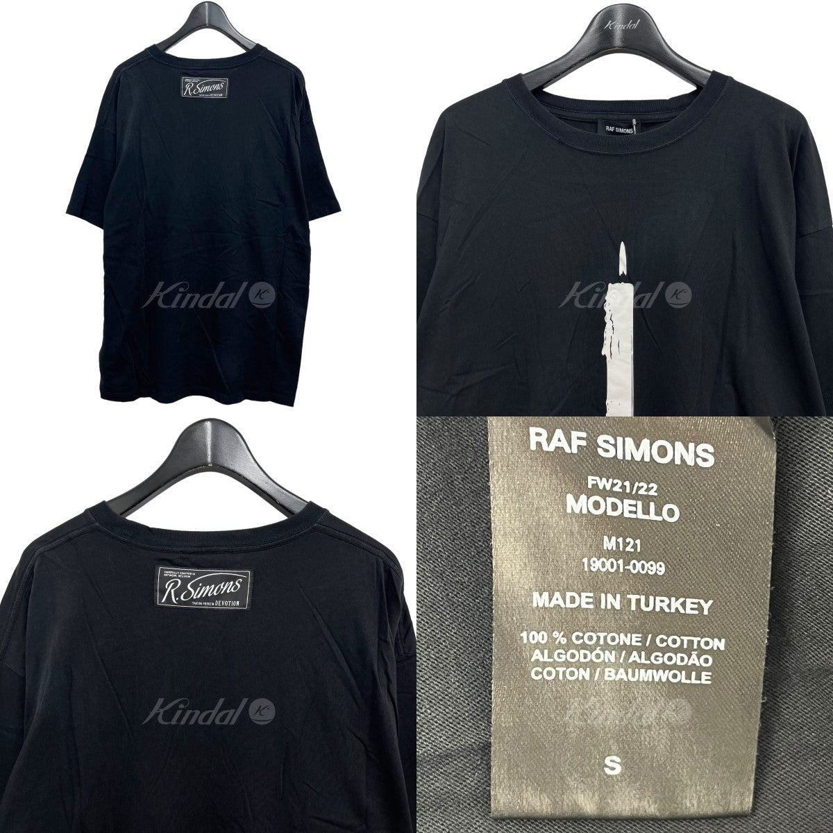 RAF SIMONS(ラフシモンズ) 2021AW ビッグフィットTシャツホワイト ...