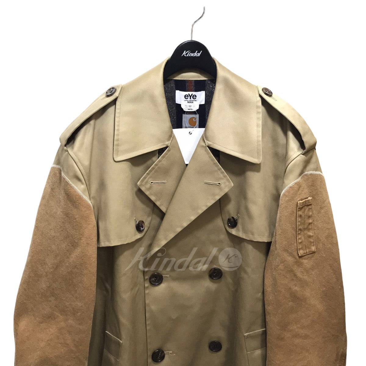 ×CarHartt 22AW パッチワークトレンチコート