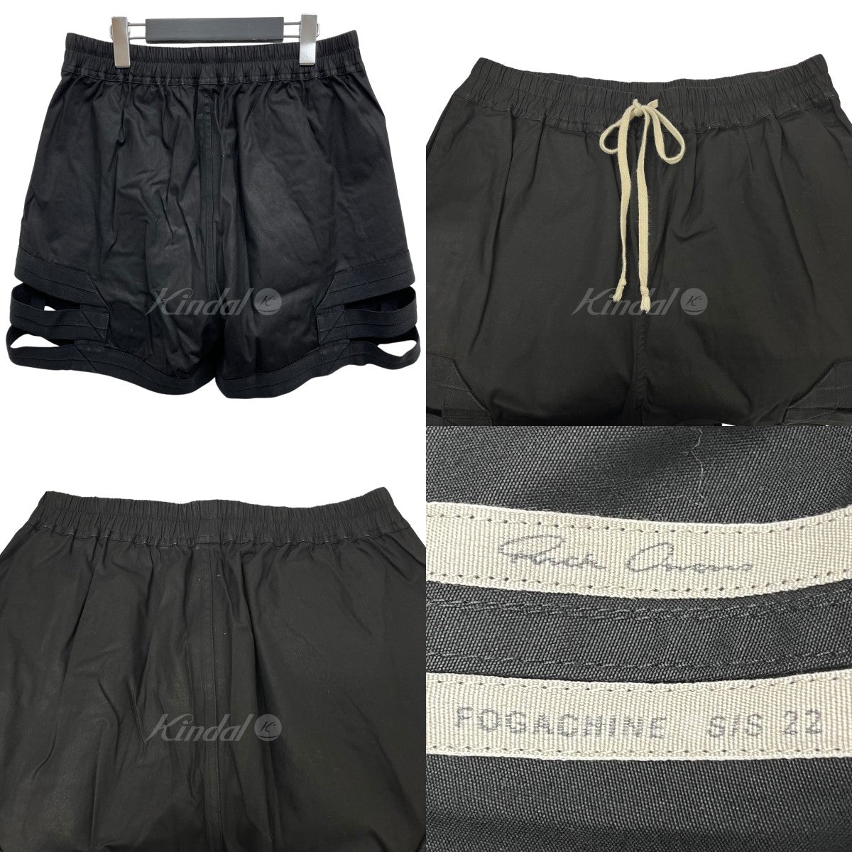 Rick Owens(リックオウエンス) 2022SS エラスティックスパルタンボクサーパンツ RR01B1312-TE ブラック サイズ  48｜【公式】カインドオルオンライン ブランド古着・中古通販【kindal】