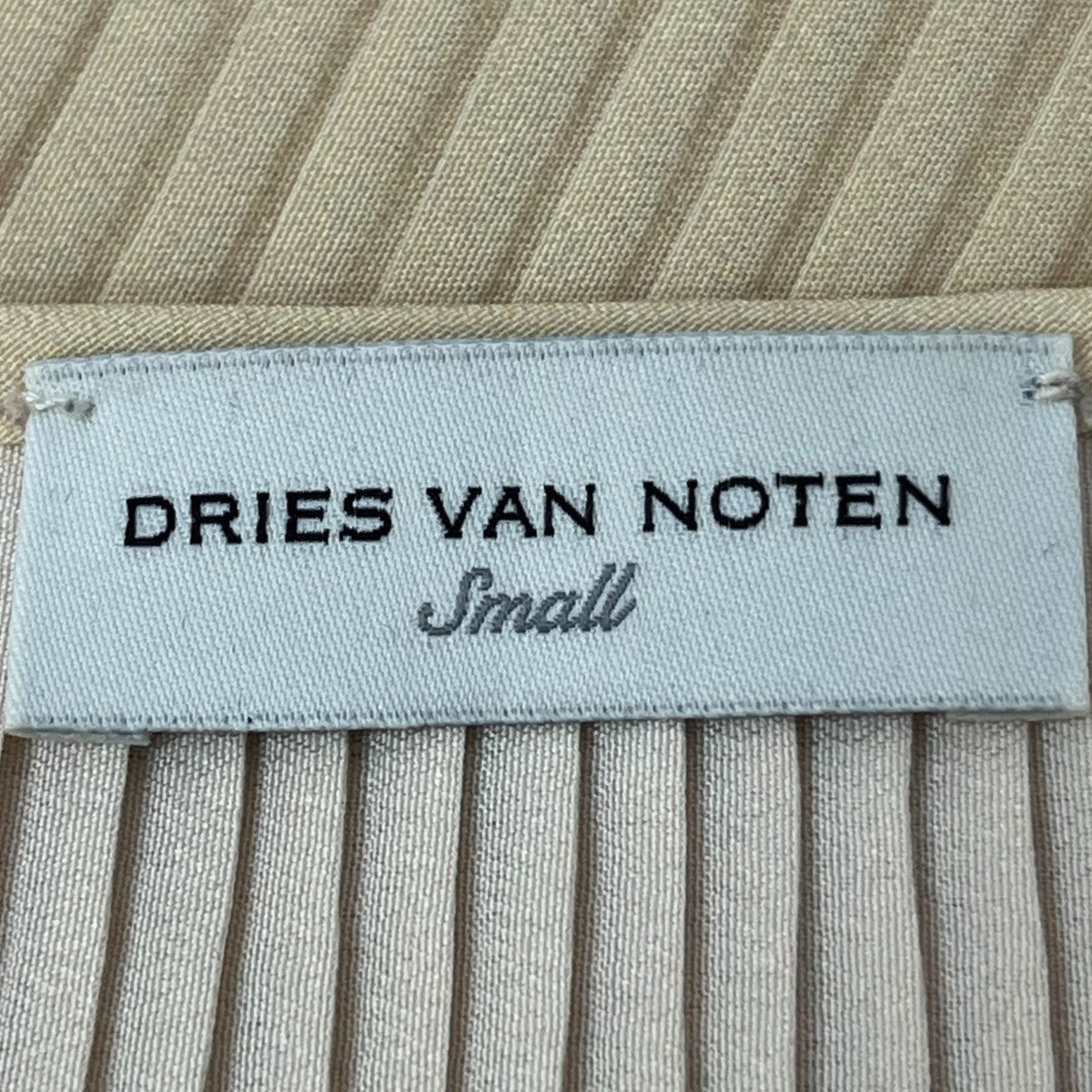 DRIES VAN NOTEN(ドリスヴァンノッテン) ノースリーブプリーツカットソー