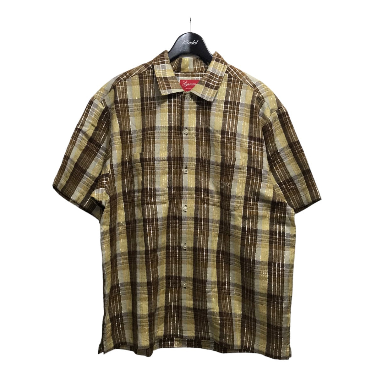 Supreme(シュプリーム) 23SSsupreme metallic plaid s s shirt半袖 ...