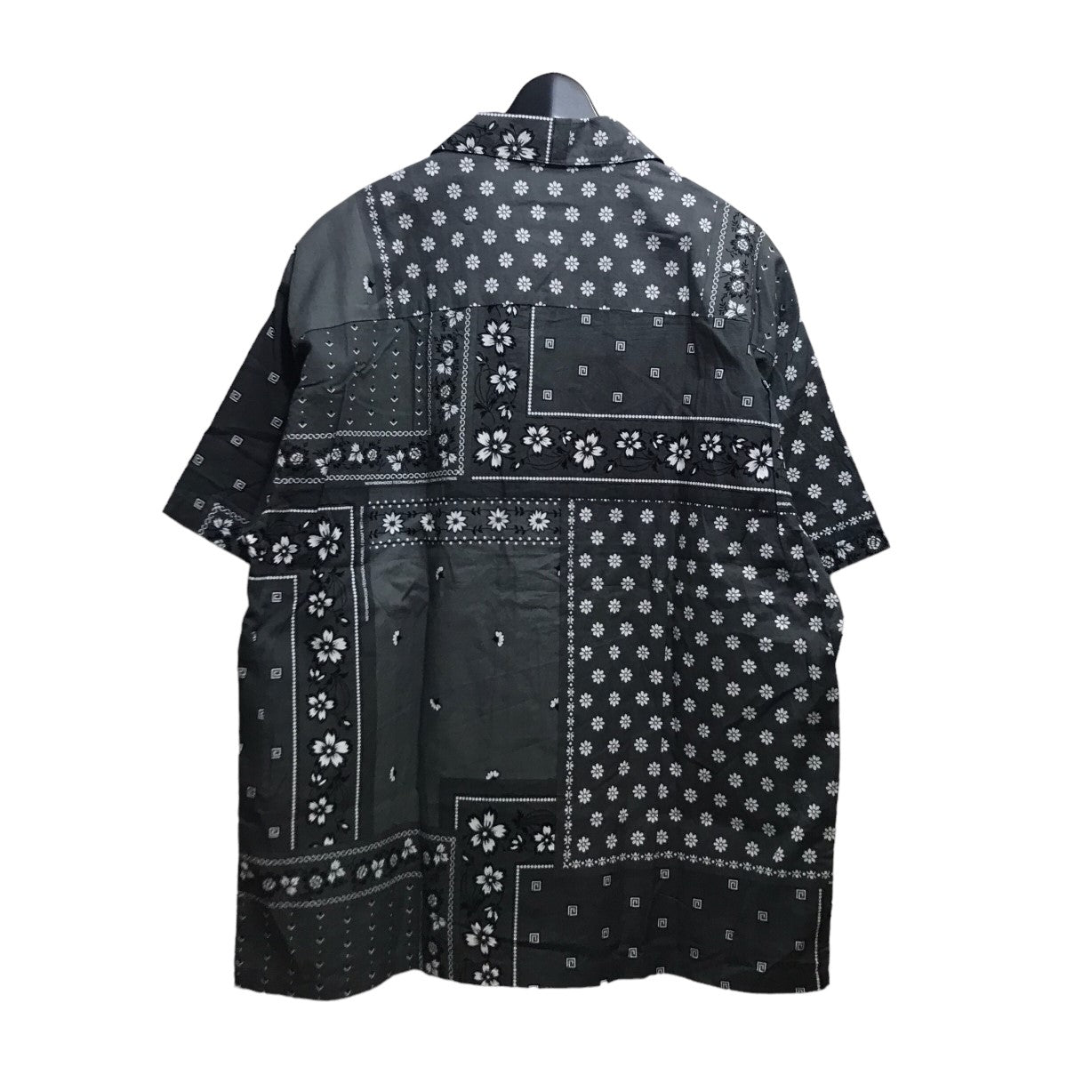 22SSBANDANA CHOPPED C-SHIRT SSバンダナオープンカラーシャツ221TSNH-SHM05