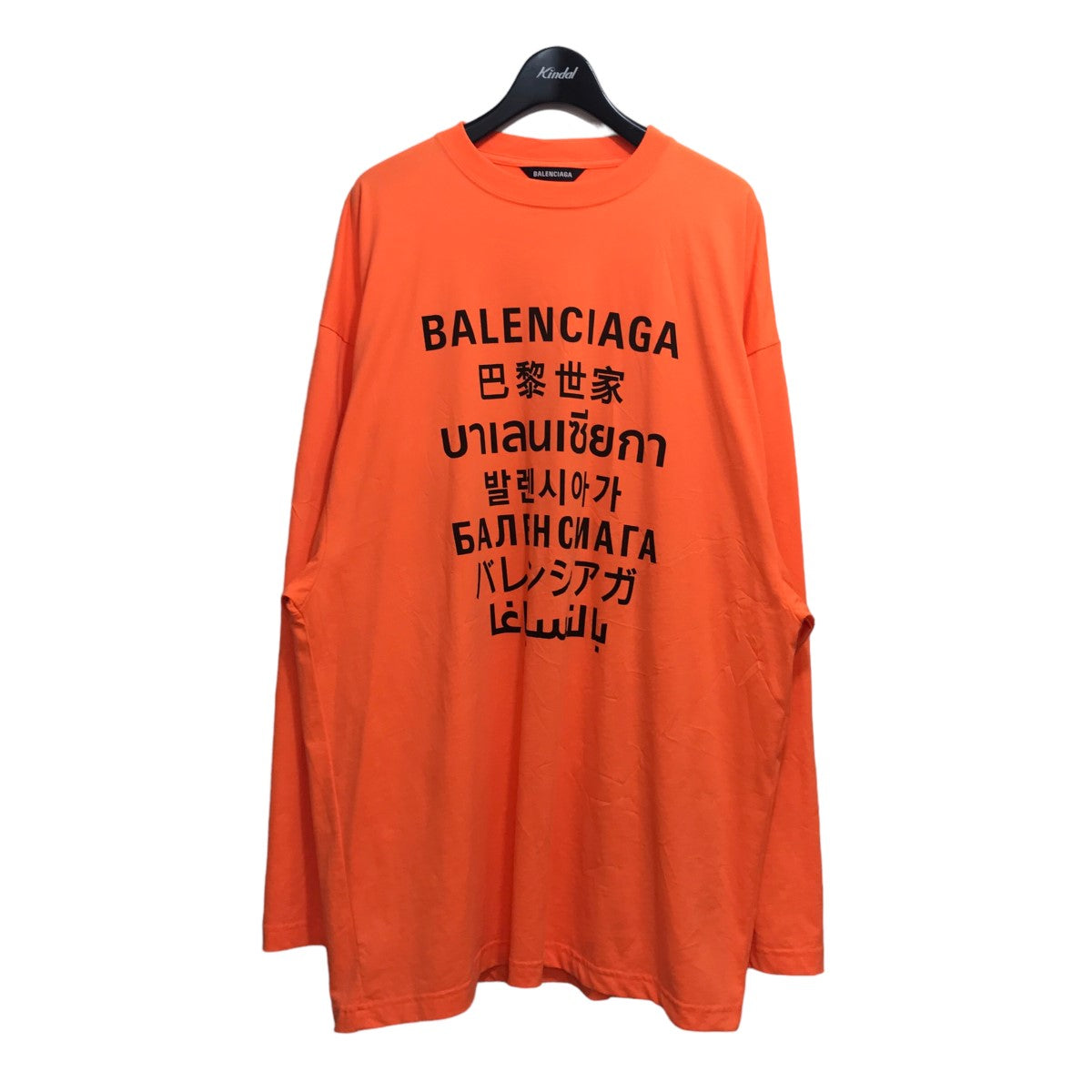 BALENCIAGA(バレンシアガ) 20AW ランゲージ長袖プリントカットソー