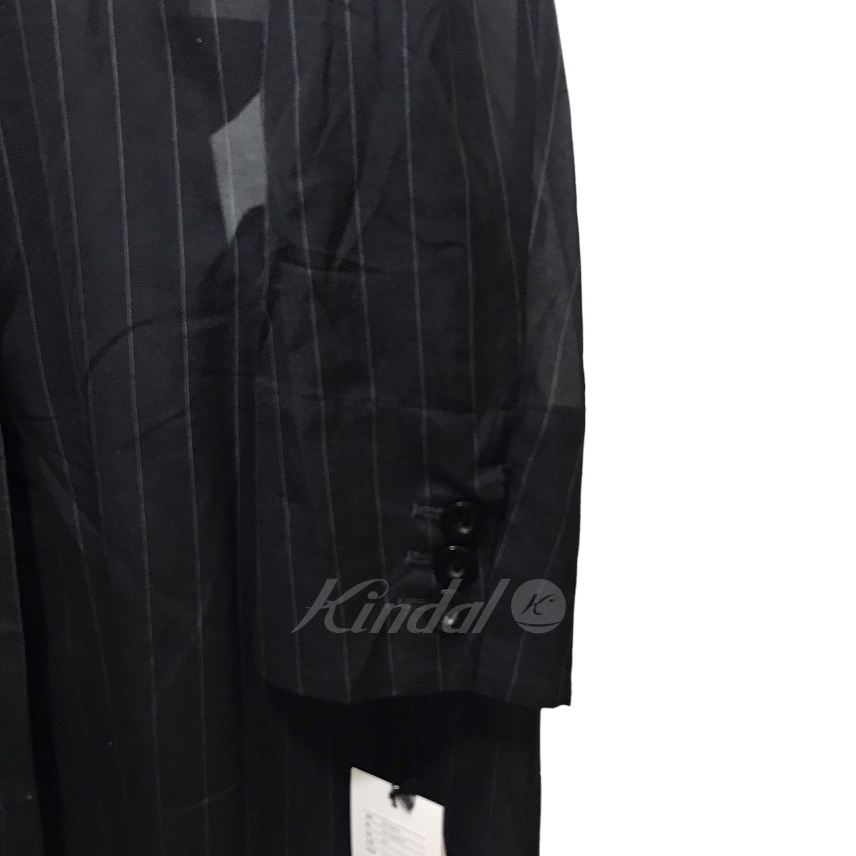 sacai(サカイ) 23SS 「 Chalk Stripe Coat」レイヤードステンカラー 