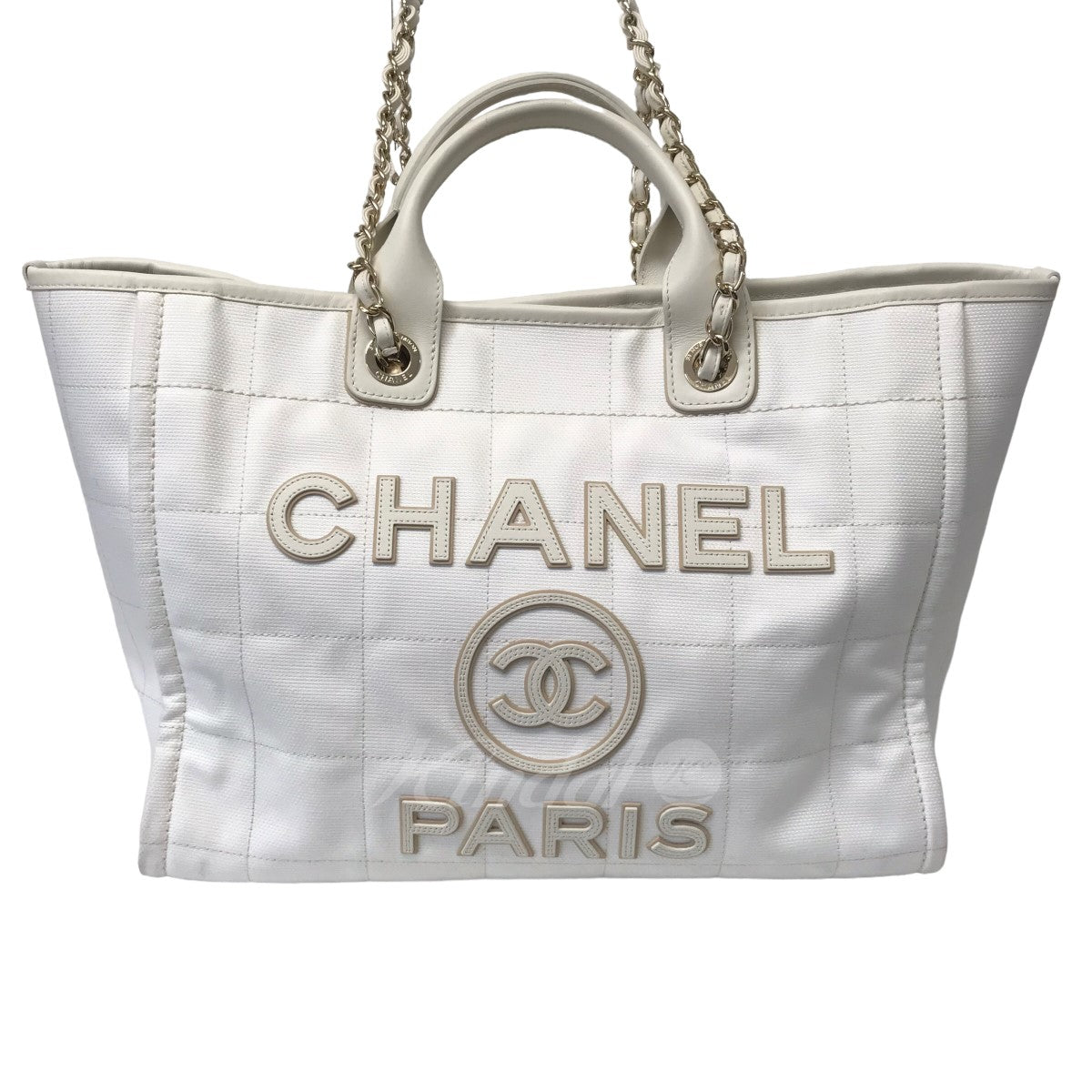 CHANEL(シャネル) ドーヴィルGM ラージショッピンク2wayトートバック゛ 