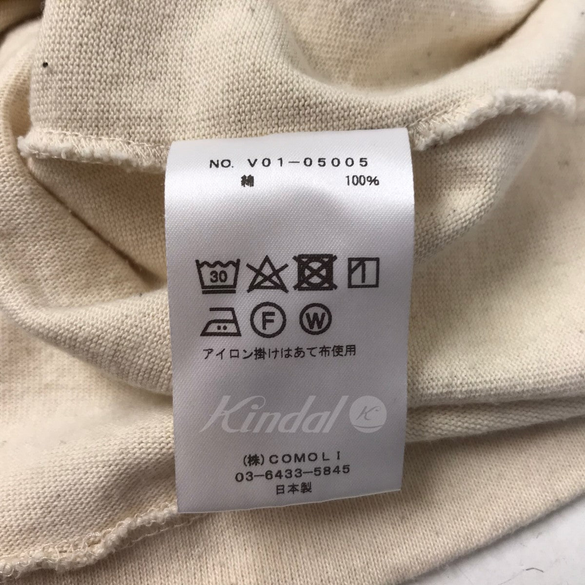 COMOLI(コモリ) 22SS フットボールTシャツ V01-05005 V01-05005 ...