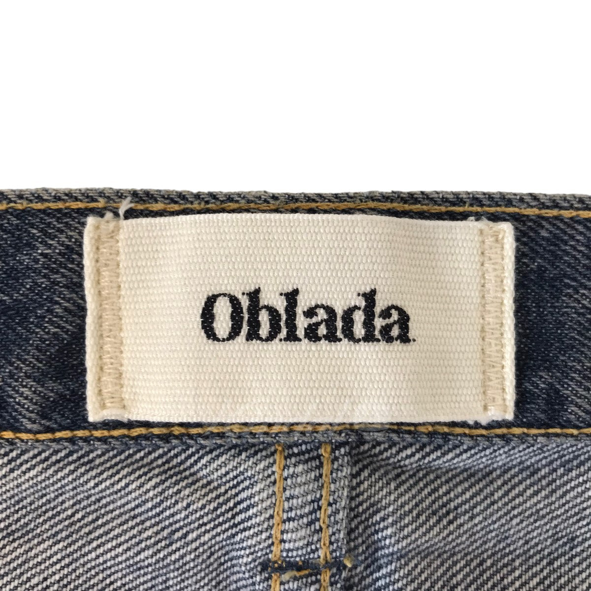 オブラダの23AW ｢TENDER PANTS｣デニムパンツ F2210DP03 Oblada ボトムス 古着・中古アイテム