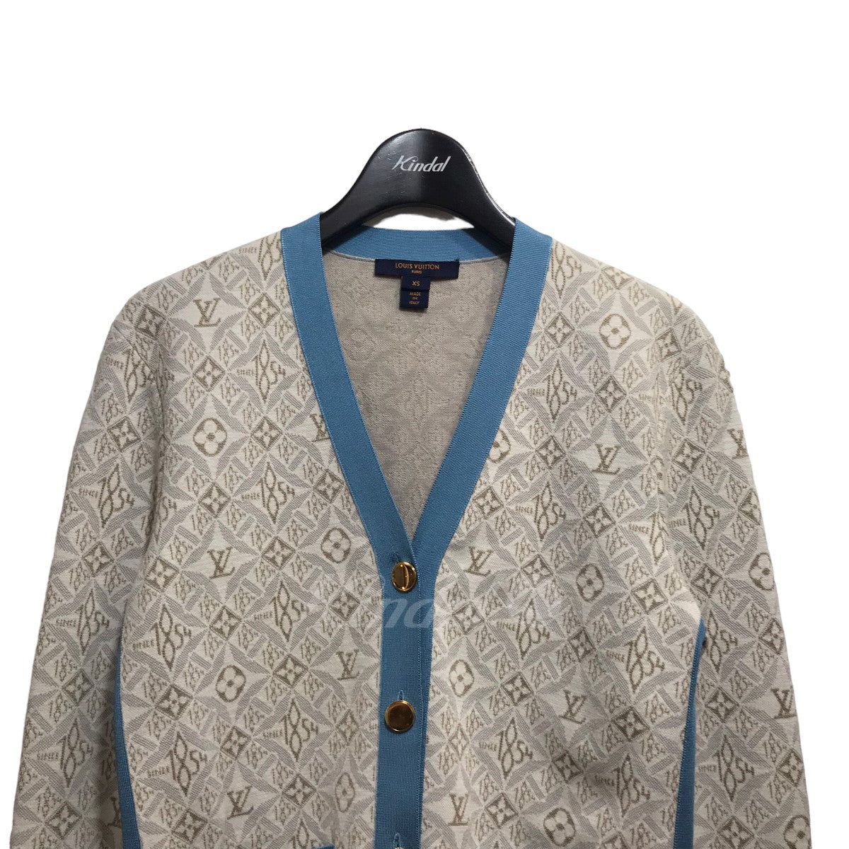 LOUIS VUITTON(ルイヴィトン) 22SS「Since 1854 Contrast Trim Cardigan」カーディガン