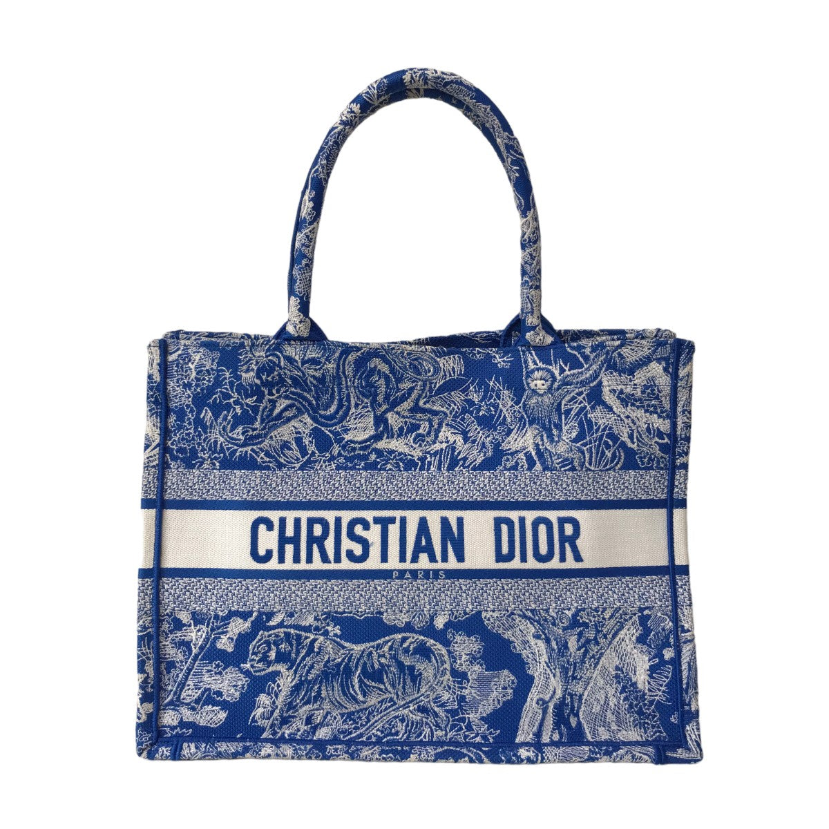 クリスチャンディオールのBOOK TOTE リバーストワルドゥジュイソヴァージュブックトートミディアムバッグです。 Christian Dior バッグ 古着・中古アイテム