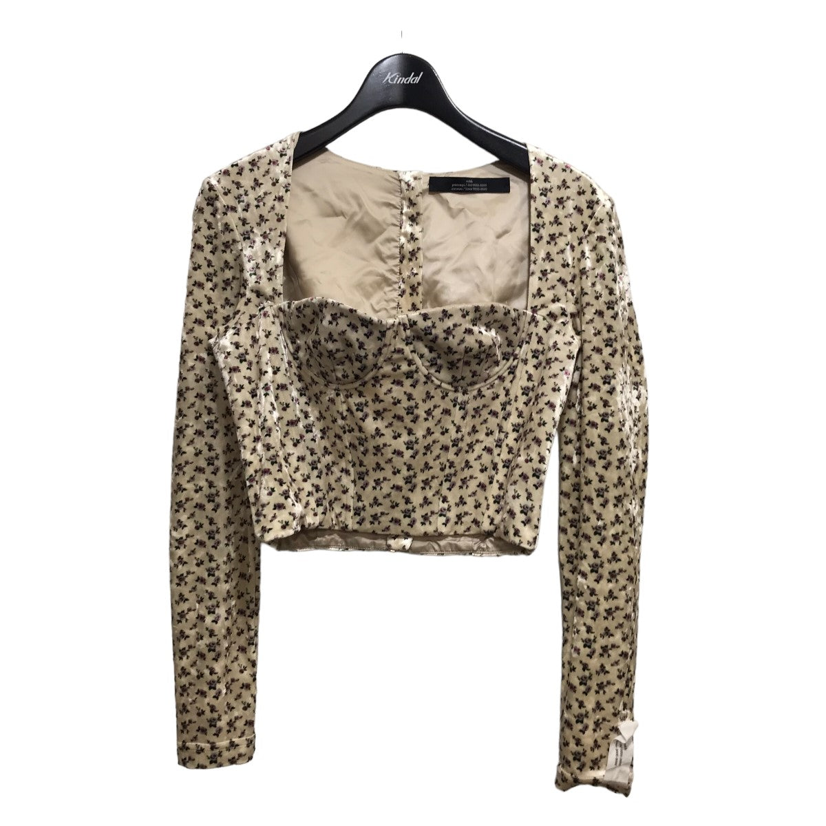 rokh ｢Floral Bustier Top｣フローラルビスチェトップ 古着・中古-1枚目のアイテム画像