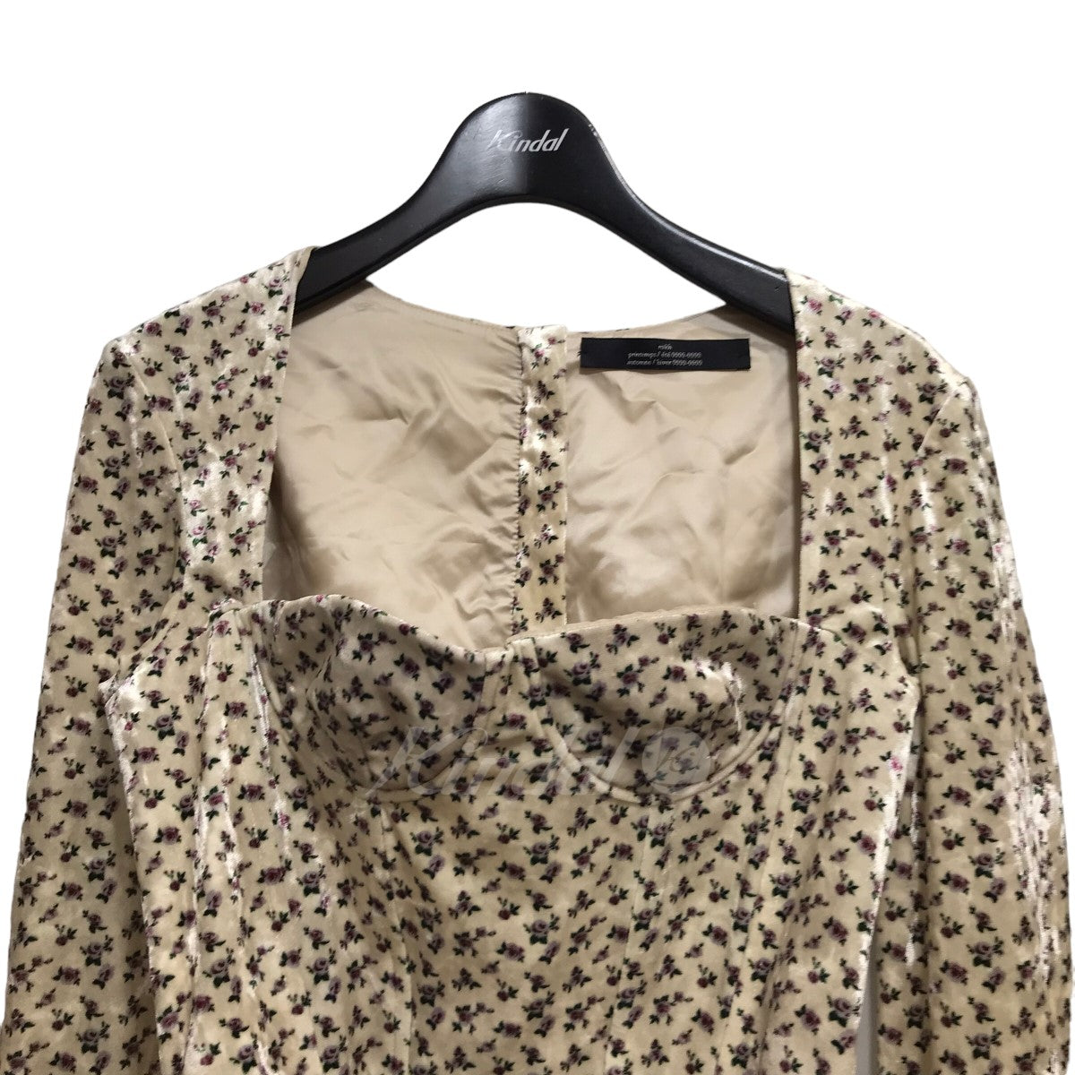 rokh ｢Floral Bustier Top｣フローラルビスチェトップ 古着・中古-2枚目のアイテム画像