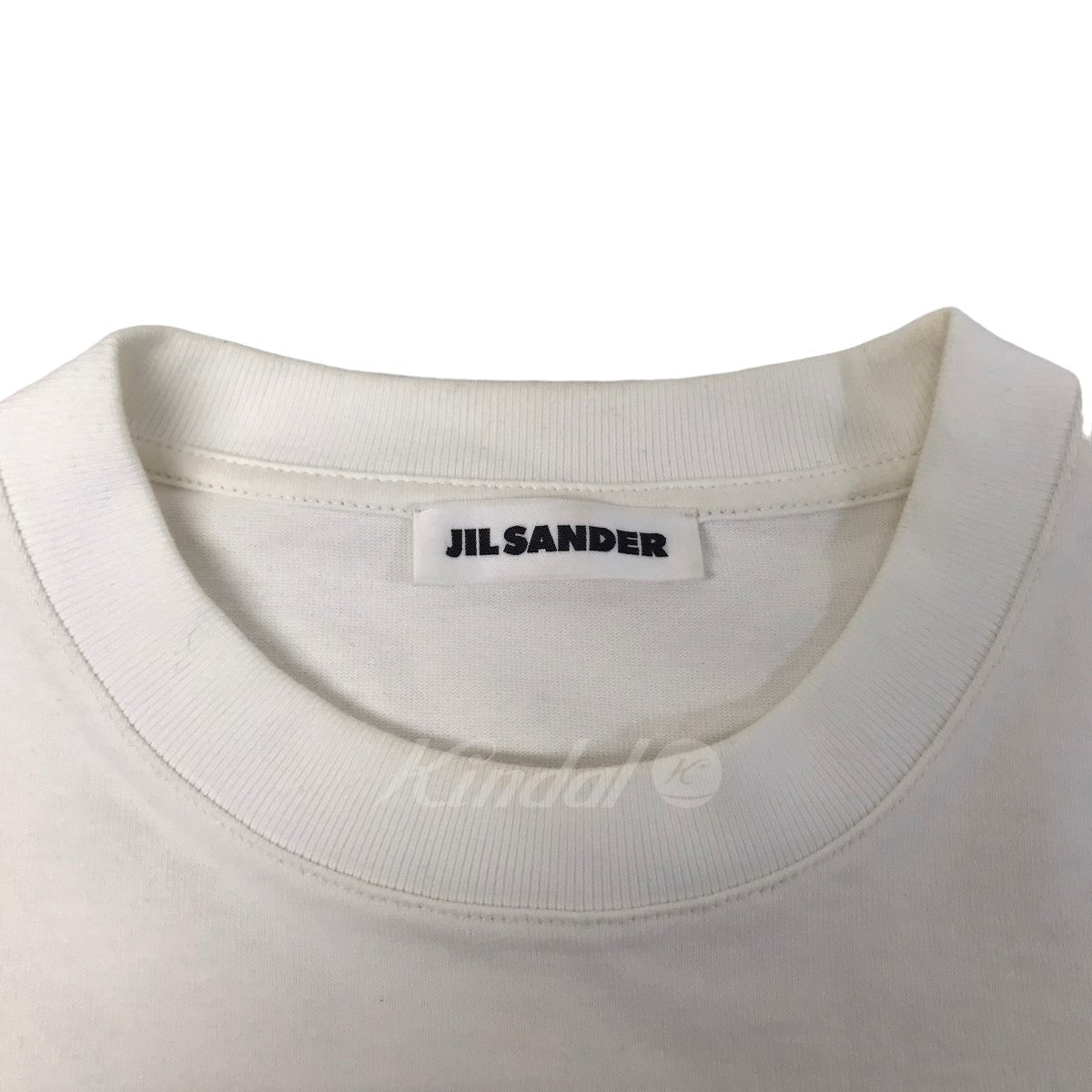 JIL SANDER(ジルサンダー) 「Side Tassel Long Sleeve Top」ロングスリーブTシャツ JSMQ707019 ホワイト  サイズ S｜【公式】カインドオルオンライン ブランド古着・中古通販【kindal】