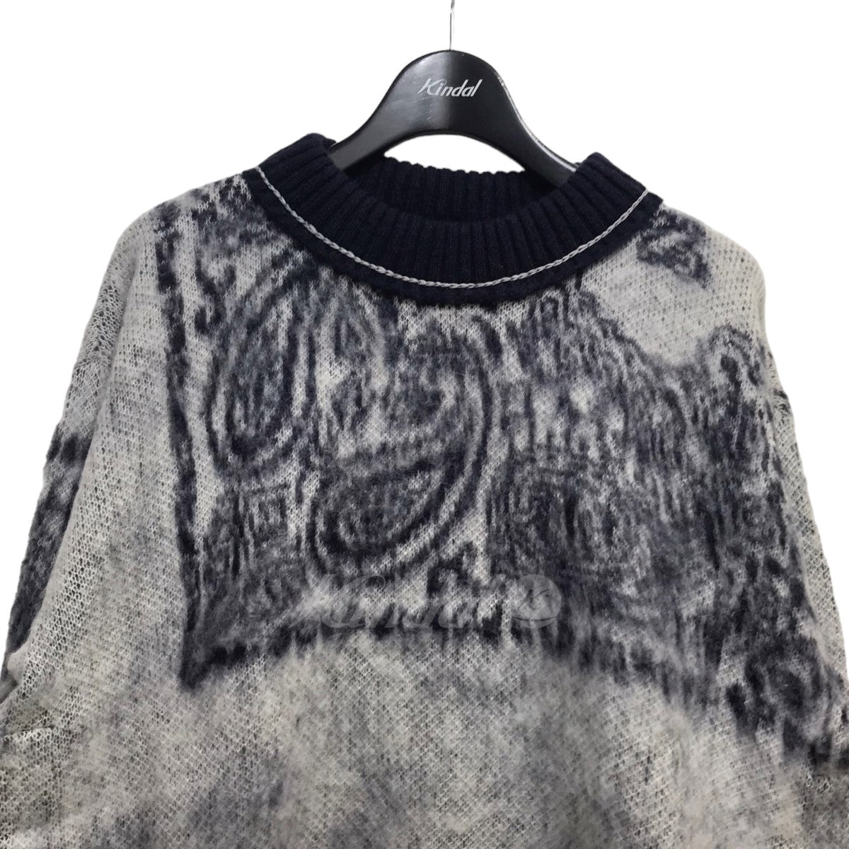 「Bandana Jacquard Knit Pullover」総柄ニット22-03103M