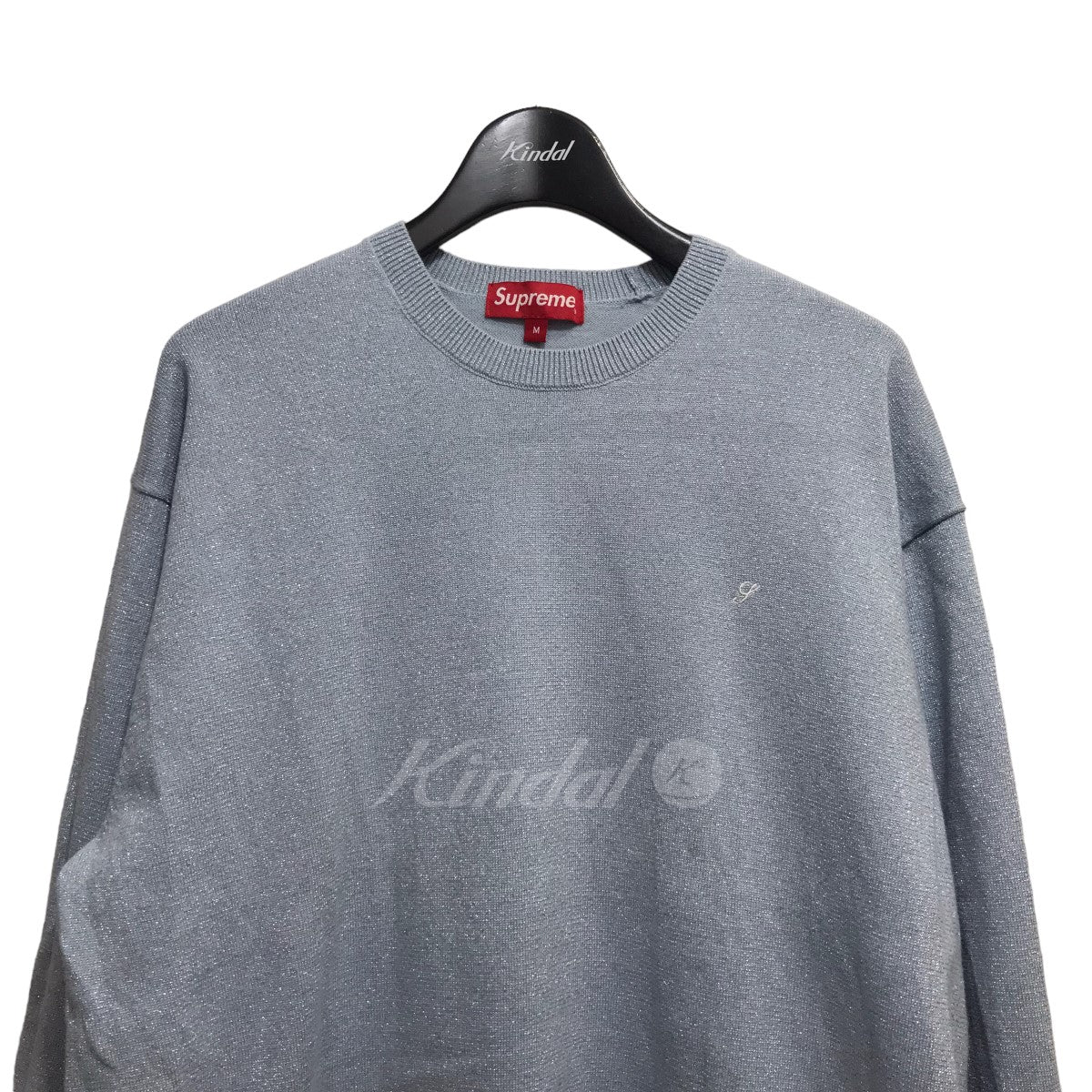 SUPREME(シュプリーム) 23SS 「Metallic LS Top」メタリックニット ライトブルー サイズ  12｜【公式】カインドオルオンライン ブランド古着・中古通販【kindal】