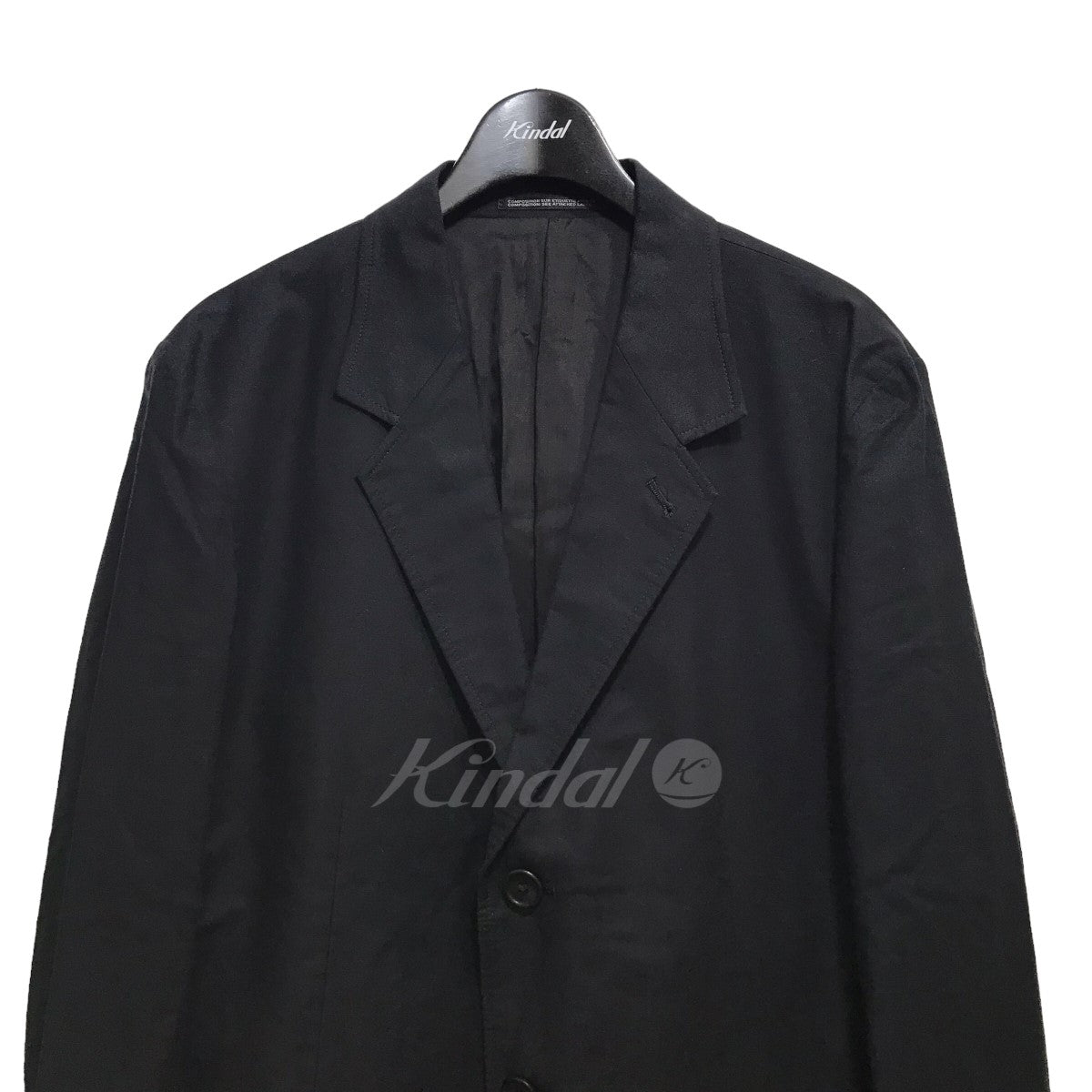 BLACK Scandal Yohji Yamamoto(ブラックスキャンダルヨウジヤマモト) 20AW テーラードジャケット HR-J08-005  HR-J08-005 ブラック サイズ 3｜【公式】カインドオルオンライン ブランド古着・中古通販【kindal】