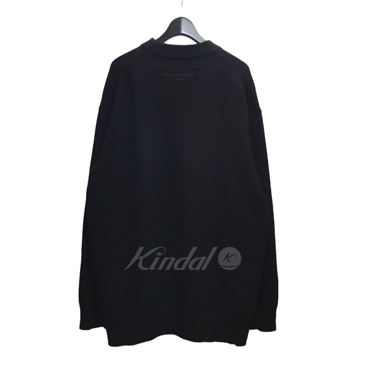 COMME des GARCONS HOMME(コムデギャルソンオム) 「21AW「Lamb Wool Wide  Pullover」」ラムウール天竺ロゴ刺繍ニット
