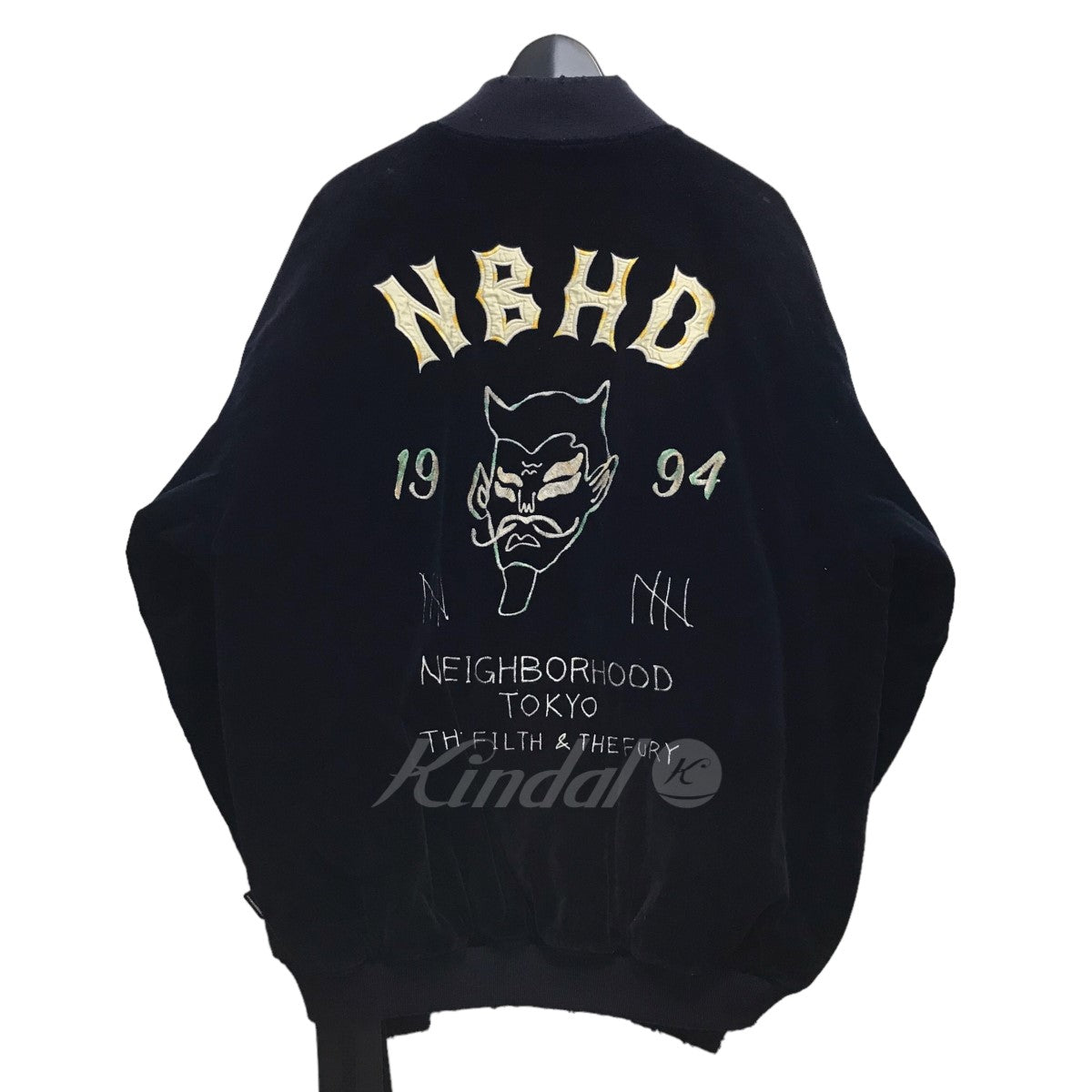 NEIGHBORHOOD(ネイバーフッド) 23AW｢SAVAGE SOUVENIR JACKET｣ユーズド加工スーベニアジャケット ネイビー サイズ  M｜【公式】カインドオルオンライン ブランド古着・中古通販【kindal】