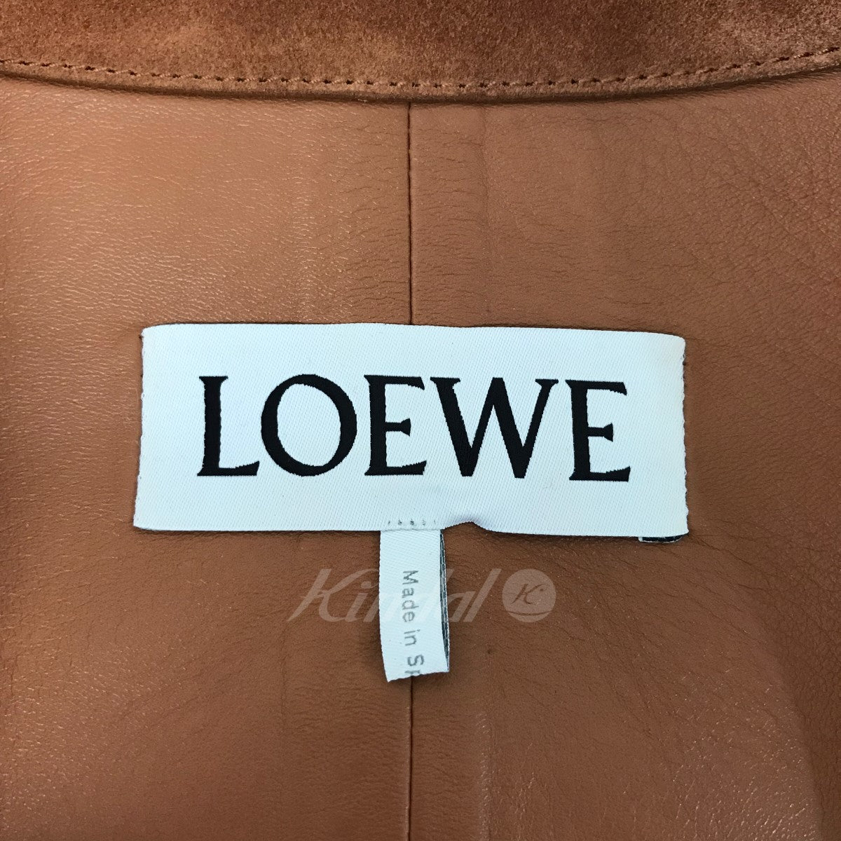 ロエベの23AW パズルレザージャケット です。 LOEWE アウター 古着・中古アイテム