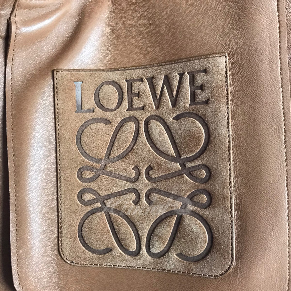 ロエベの23AW パズルレザージャケット です。 LOEWE アウター 古着・中古アイテム