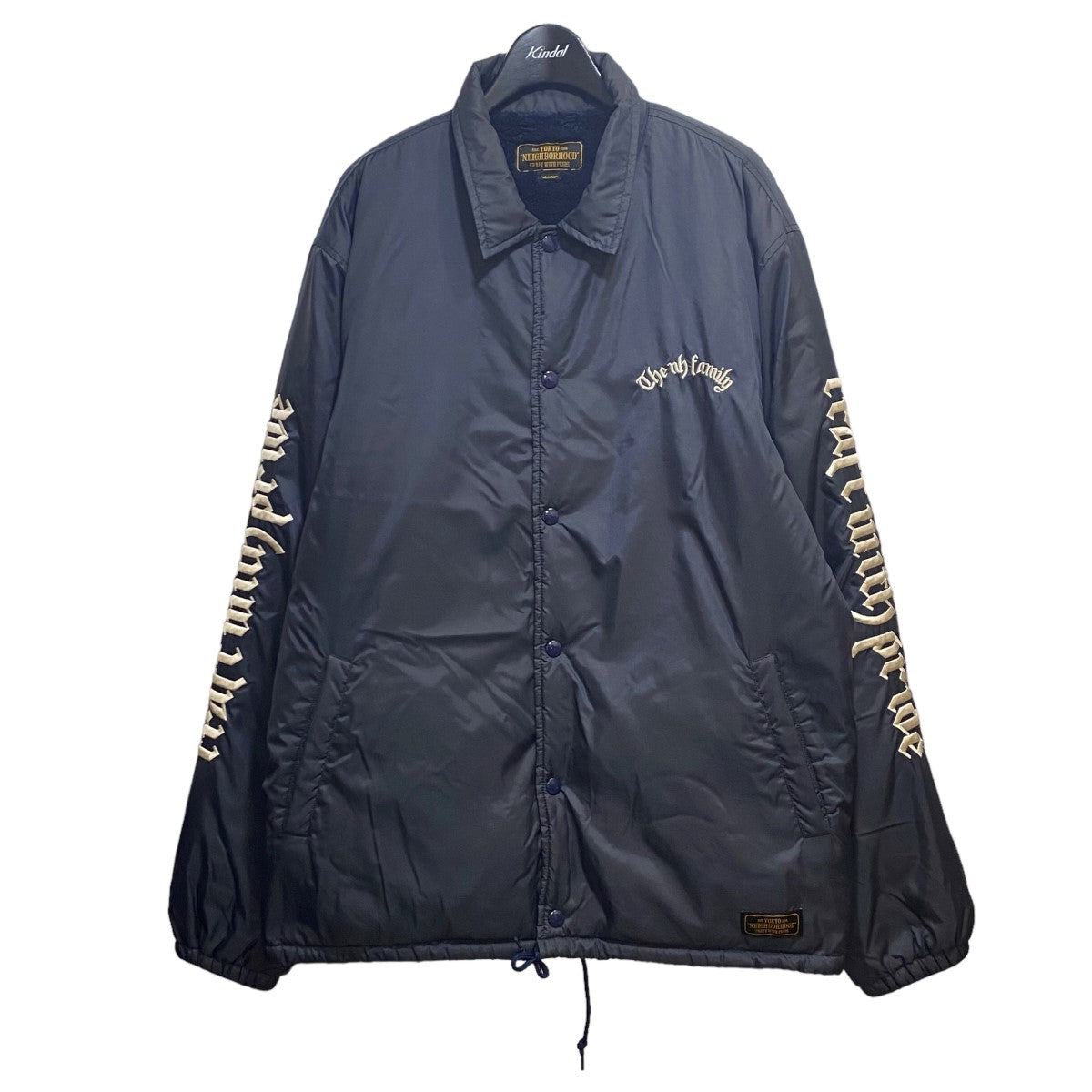 NEIGHBORHOOD(ネイバーフッド) ｢BROOKS．HEAD／N-JKT｣ナイロンコーチジャケット 162TSNH-JKM02S ネイビー  サイズ XL｜【公式】カインドオルオンライン ブランド古着・中古通販【kindal】