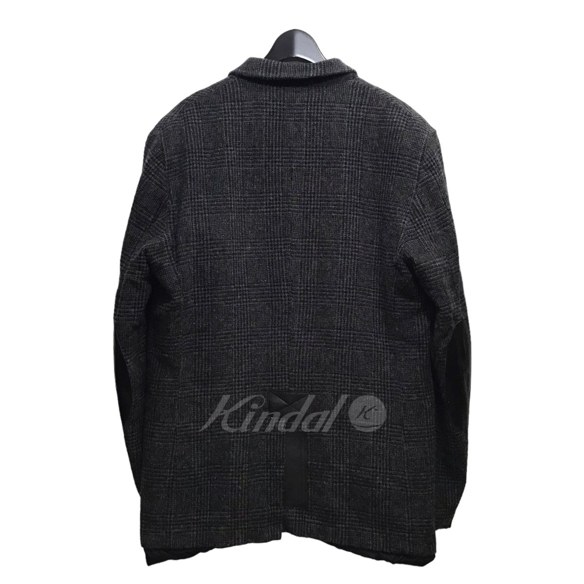 24SS リバーシブルグレンチェック製品加工×多素材パッチワーク