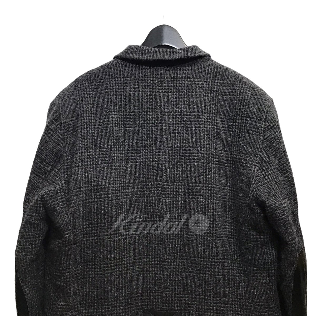 24SS リバーシブルグレンチェック製品加工×多素材パッチワーク