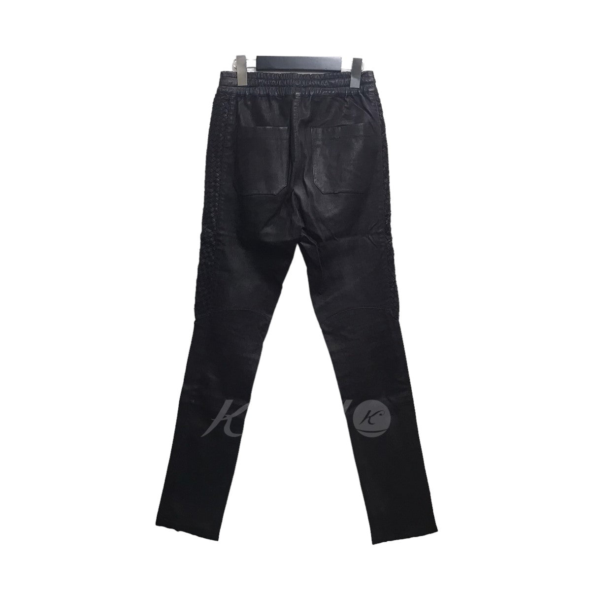 バルマンのレザーパンツ T519C188Tです。 BALMAIN ボトムス 古着・中古アイテム