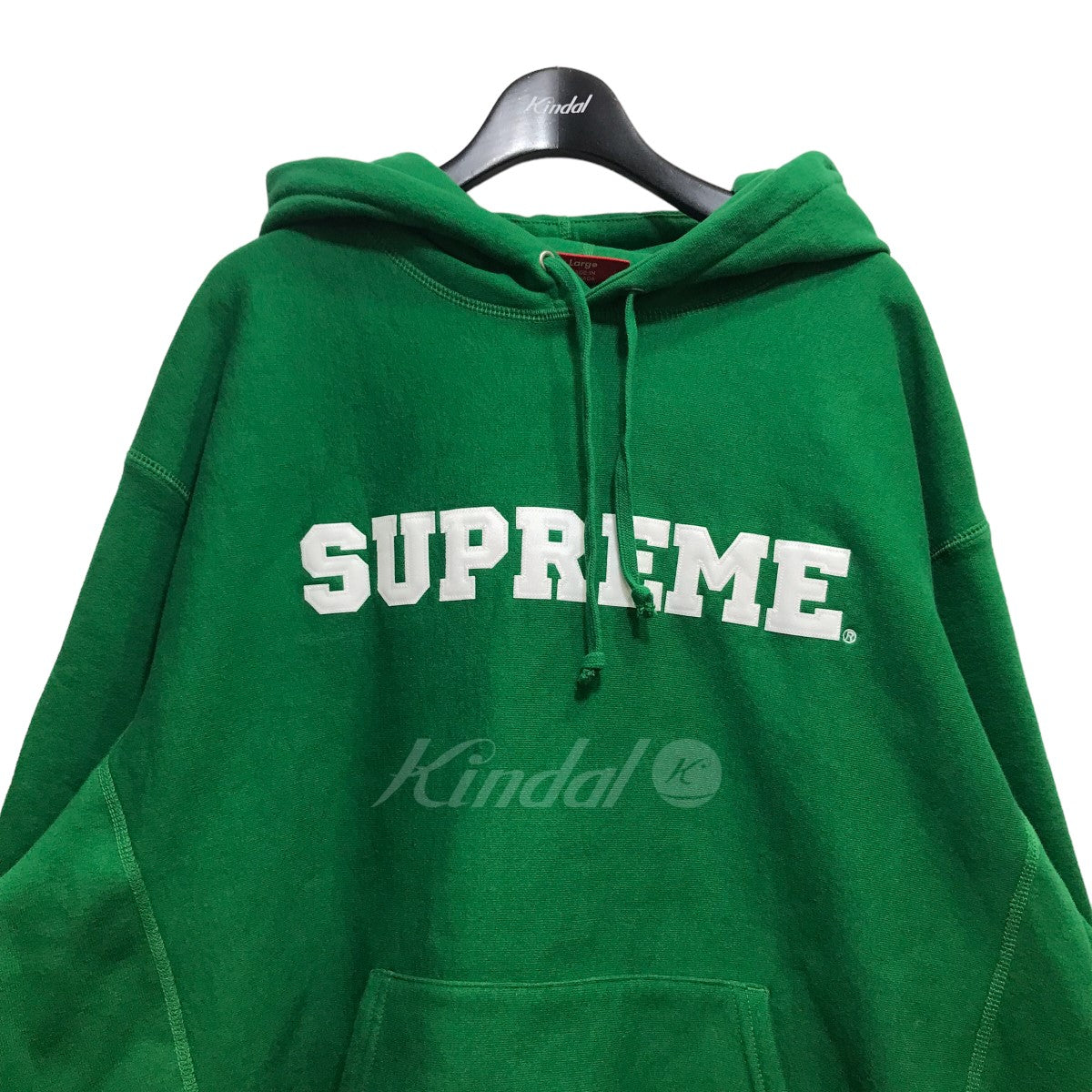SUPREME(シュプリーム) 24SS「 Collegiate Hooded sweatshirt dark green」パーカー