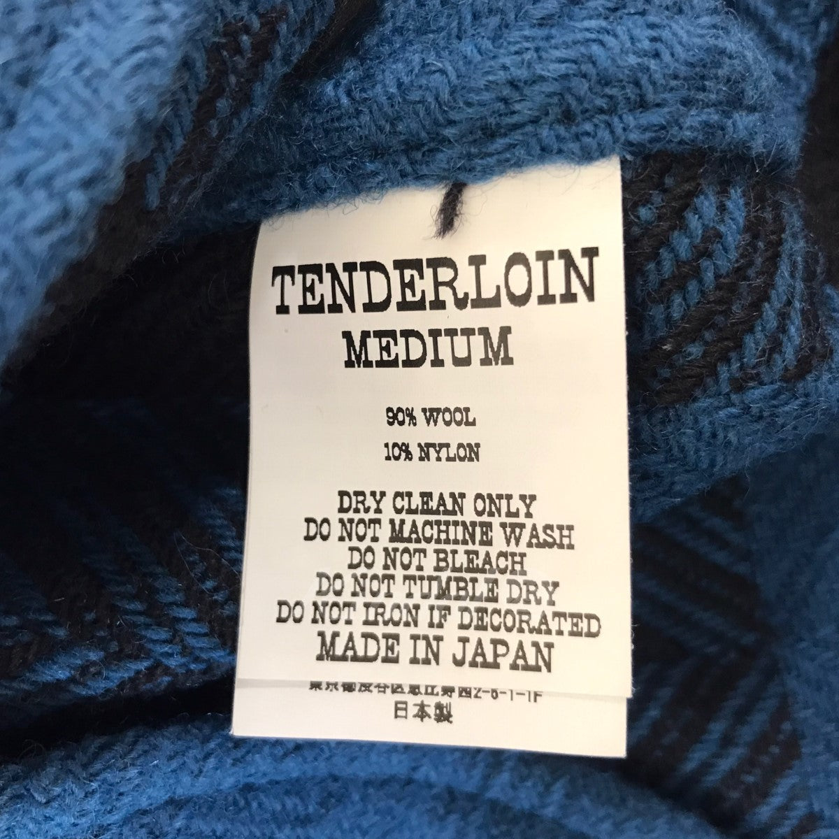 TENDERLOIN(テンダーロイン) ｢MELTON CPO JKT｣メルトンジャケット ブルー サイズ M｜【公式】カインドオルオンライン  ブランド古着・中古通販【kindal】