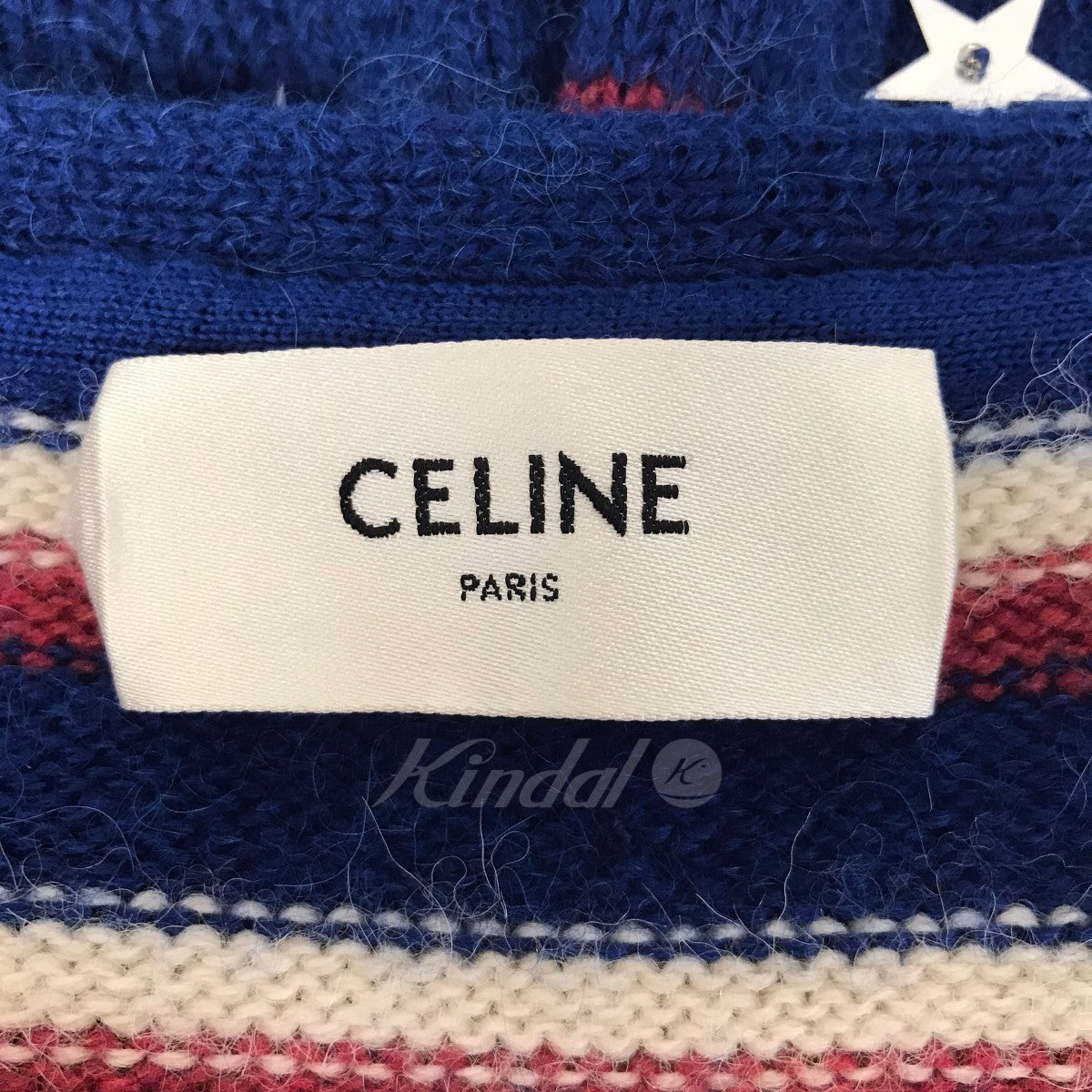 CELINE セリーヌ エンブロイダリースタールーズカーディガン - トップス