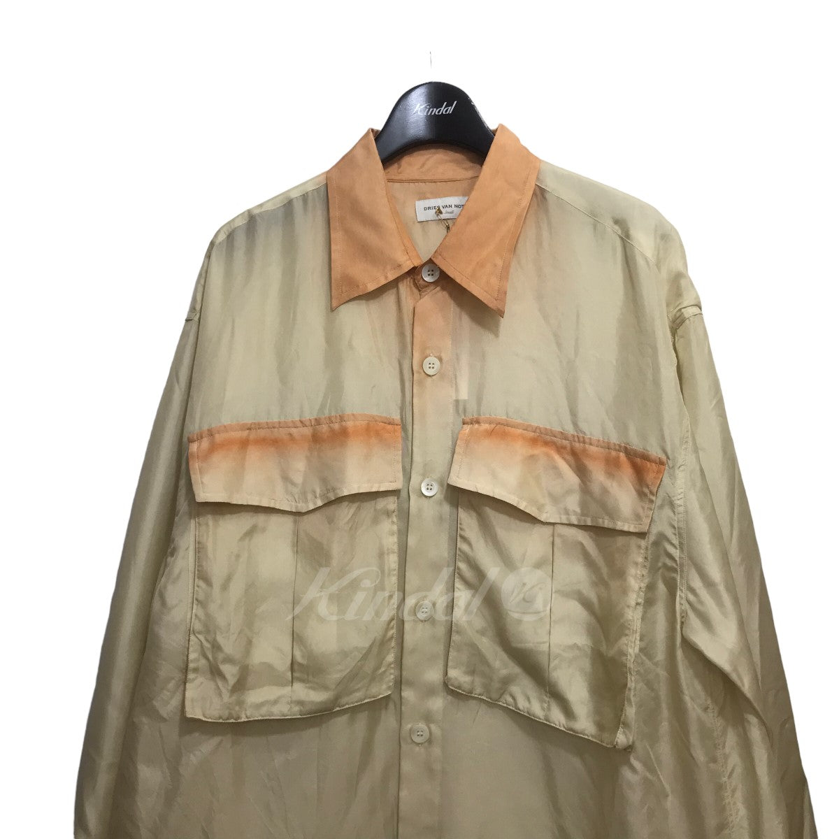 24SS 「CALANDER TRIS 8162 M．W．SHIRT」シルクシャツ