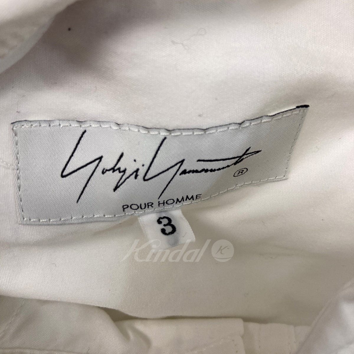 特価最安値Yohji Yamamotoロングスリーブシャツ 3 タグ付 トップス