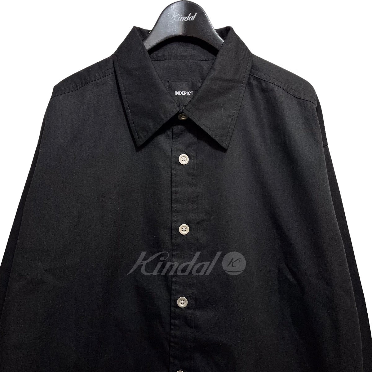 INDEPICT(インディピクト) 「METAL BUTTON LOOSE FIT SHIRT」 長袖シャツ