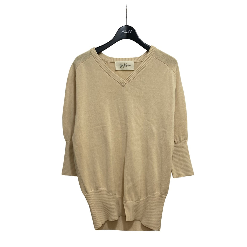 JUN MIKAMI(ジュンミカミ) 23SSVネックニット23SS-5-N 23SS-5-N  