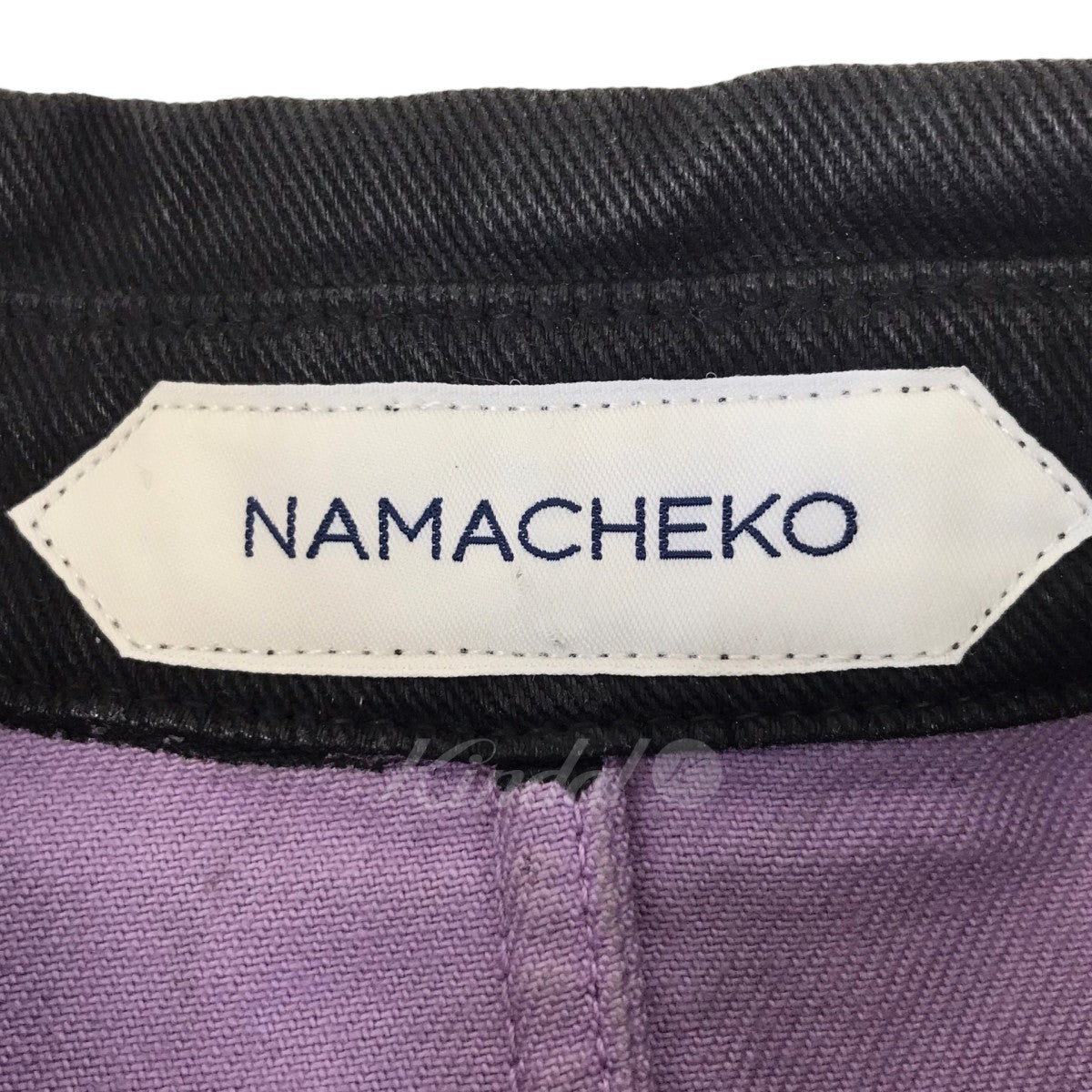 NAMACHEKO(ナマチェコ) 22SS ｢GREEDO SHIRTS｣ワックス加工デニム 