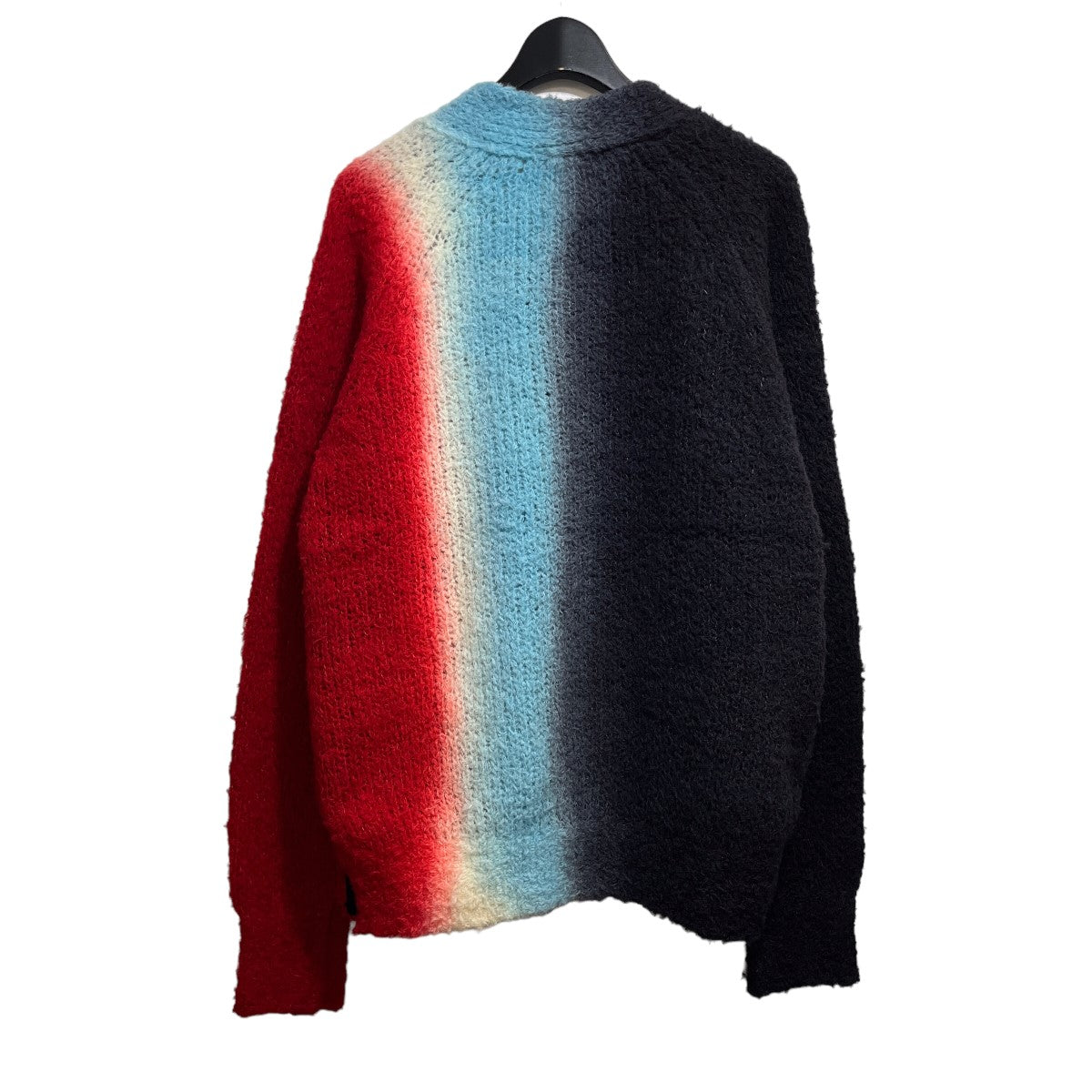 sacai(サカイ) 23AW Tie Dye Knit Cardigan タイダイニットカーディガン 23-03167M ブラック×レッド サイズ  1｜【公式】カインドオルオンライン ブランド古着・中古通販【kindal】