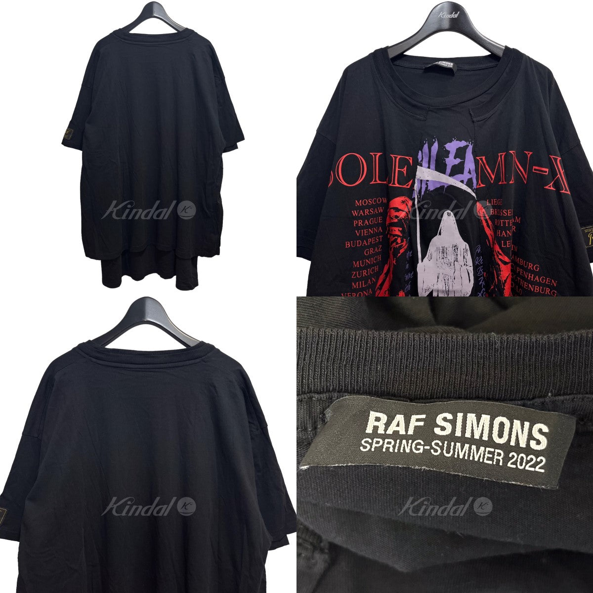 RAF SIMONS(ラフシモンズ) 2022SS｢Solemn X Doubled T-Shirt｣ ロゴ ...