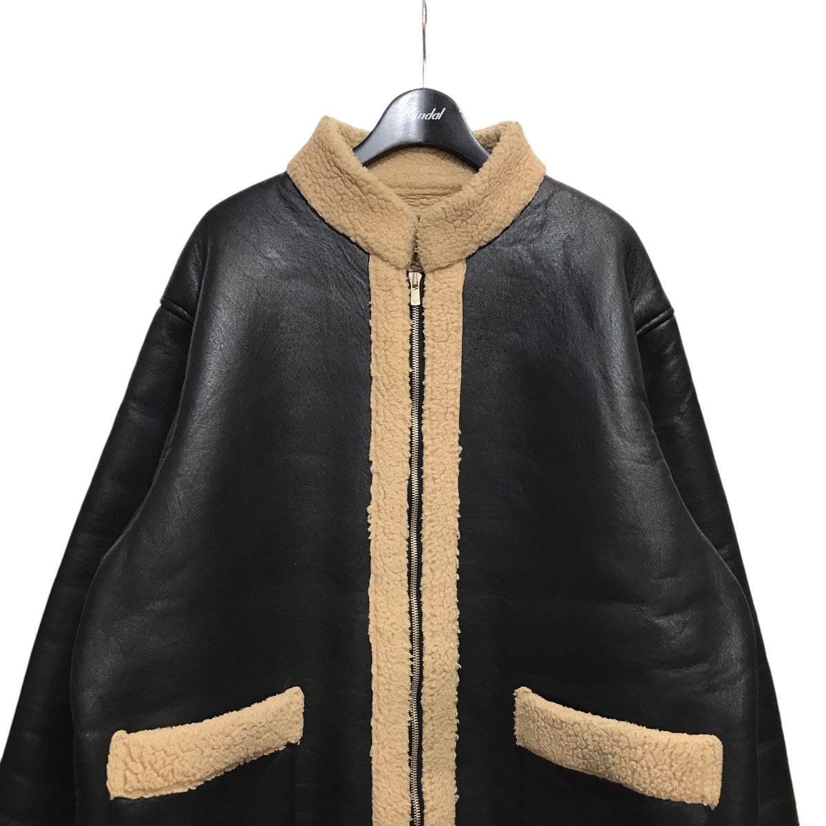 needles(ニードルス) Zipped Tibetan JacketフェイクレザーボアジャケットFK064 FK064 サイズ  M｜【公式】カインドオルオンライン ブランド古着・中古通販【kindal】