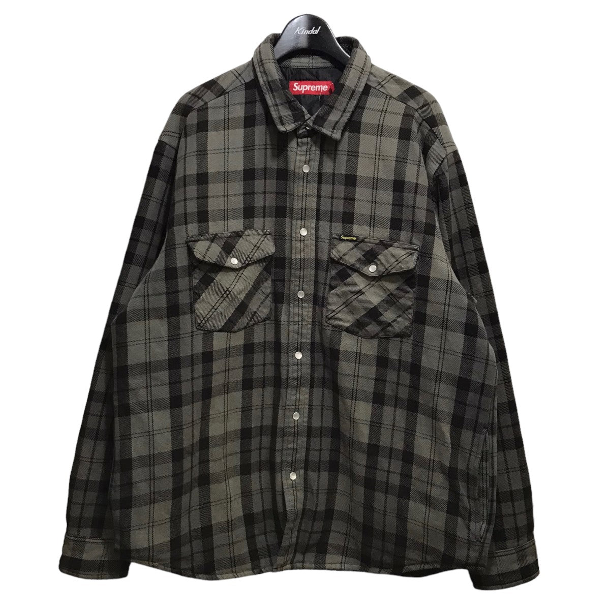 SUPREME(シュプリーム) 24SS｢Quilted Flannel Snap Shirt｣キルティング ...